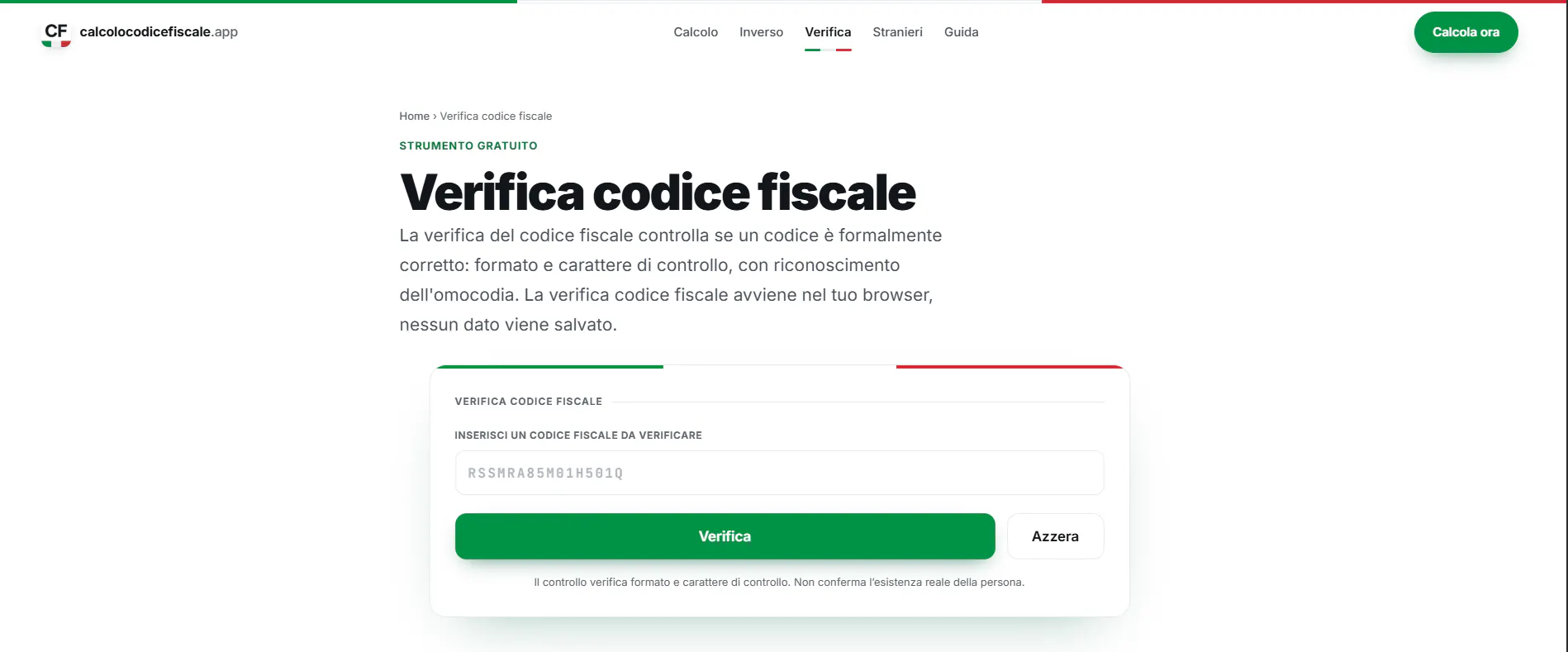 Calcolo Codice Fiscale gallery image