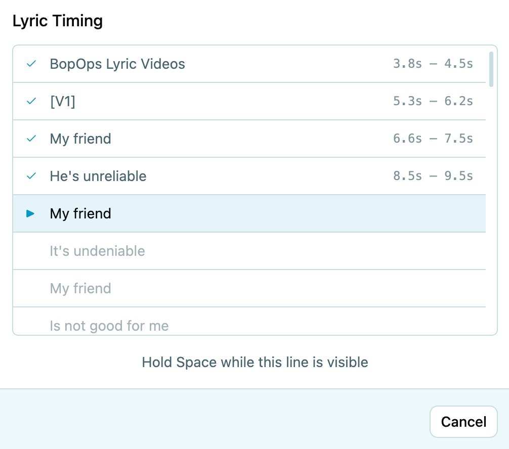 BopOps Lyric Videos gallery image