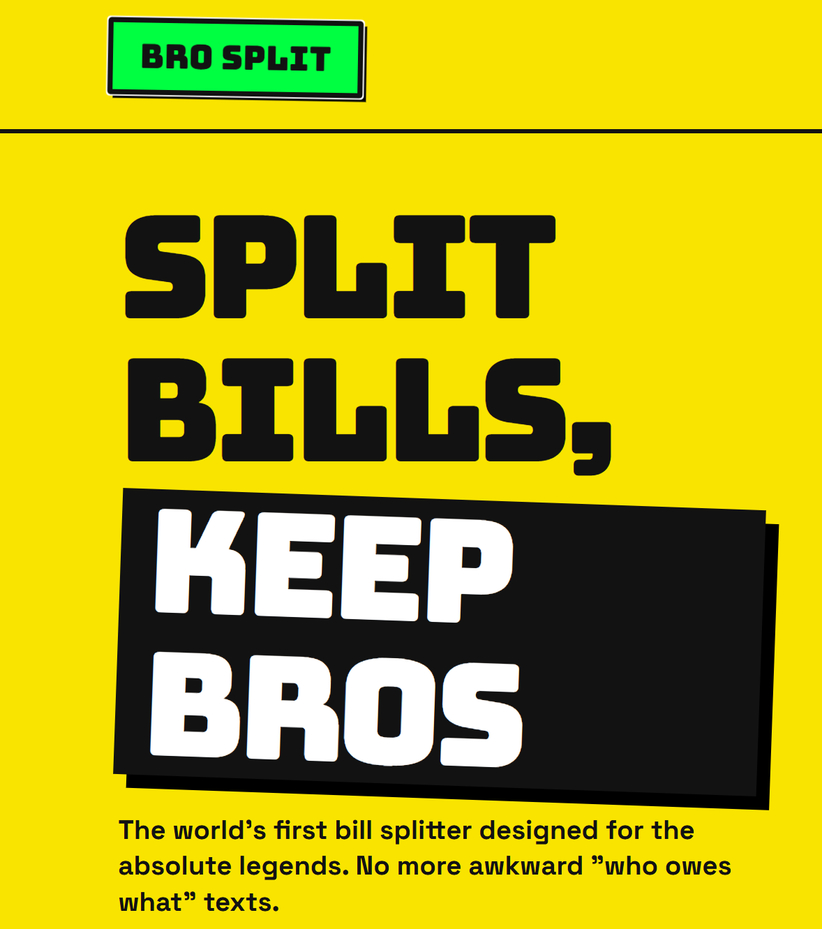 Bro Split gallery image