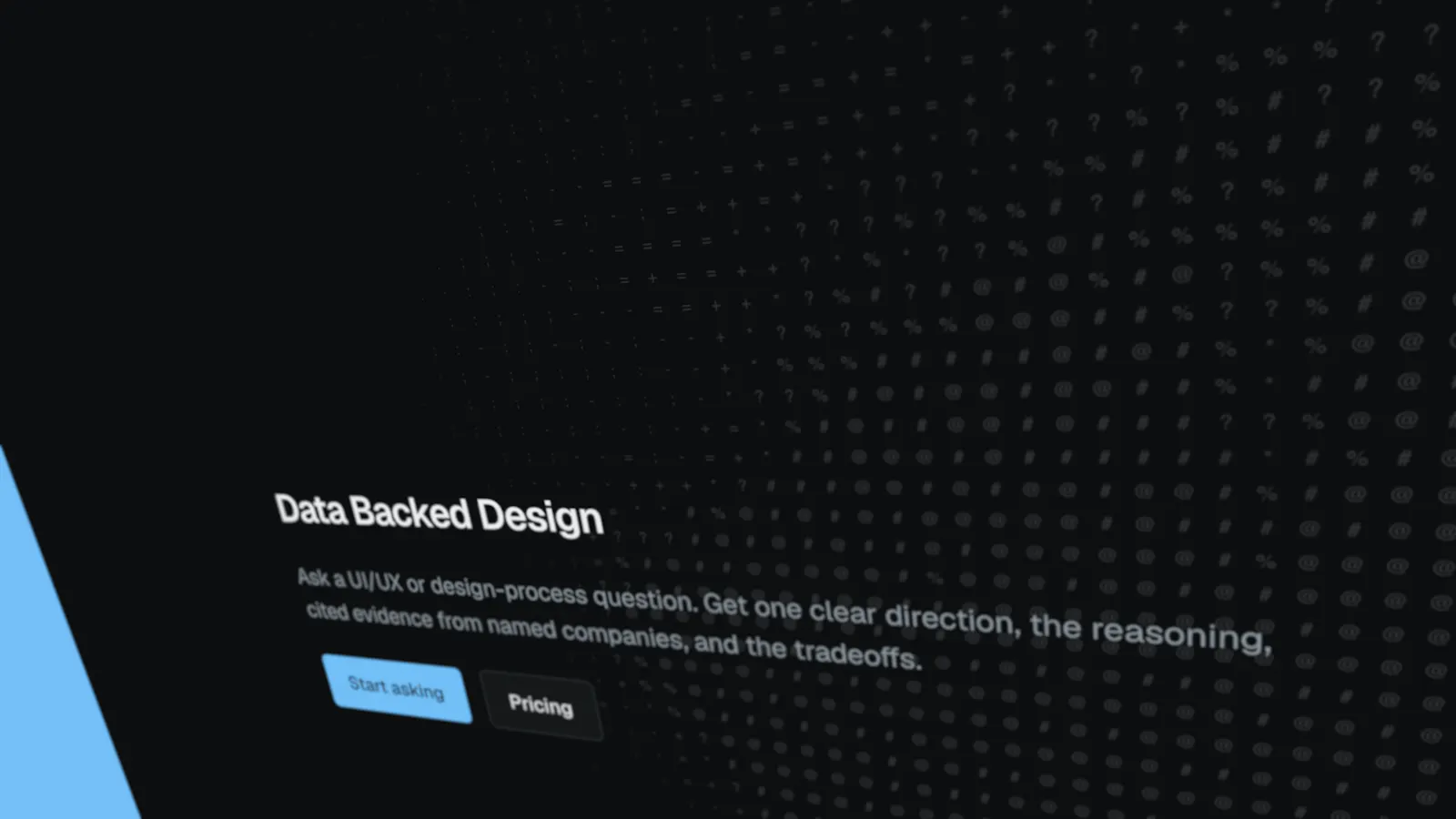 Data Backed Design screenshot 1