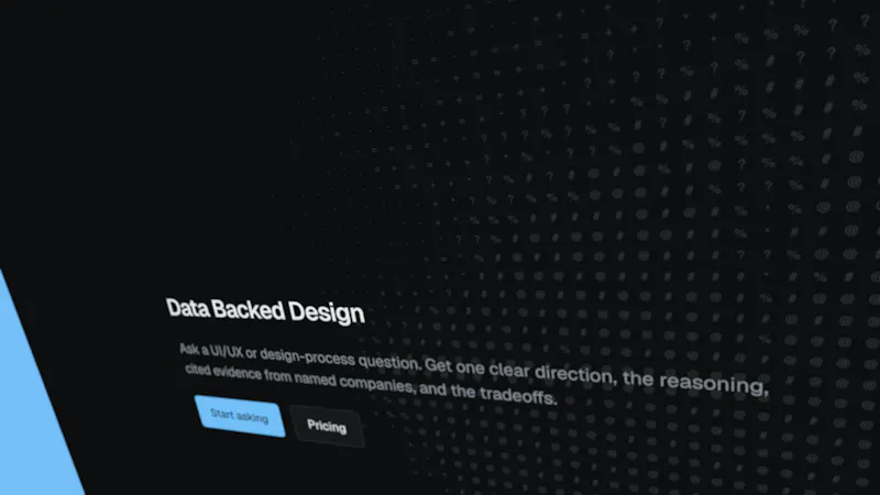 Data Backed Design screenshot 1