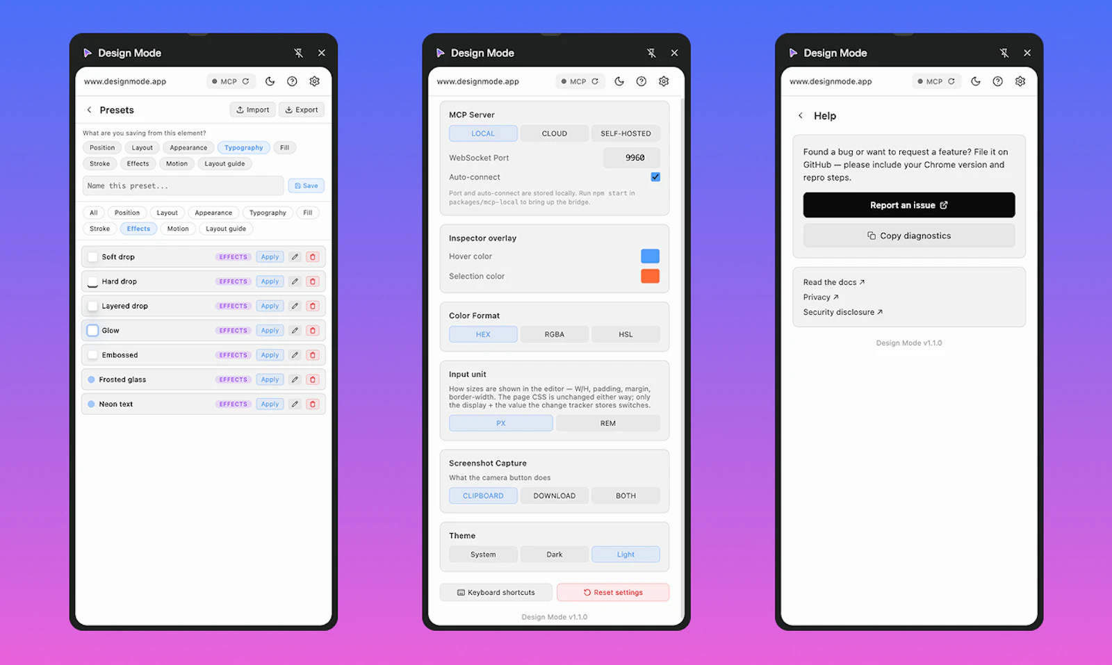 Design Mode screenshot 3