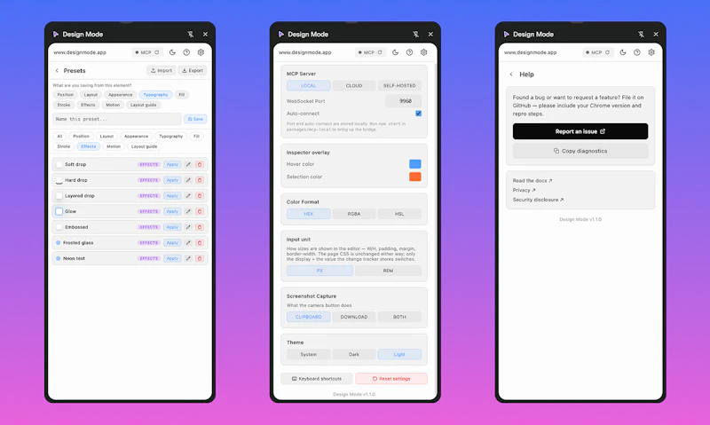 Design Mode screenshot 3
