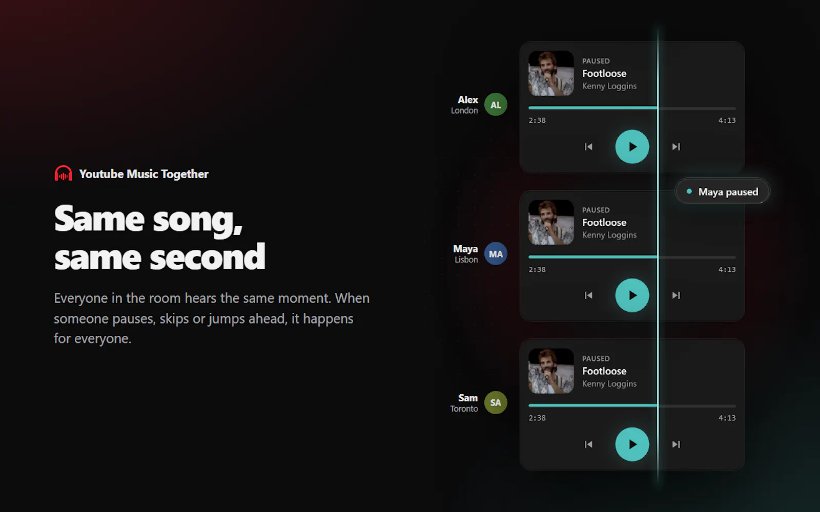 Youtube Music Together screenshot 4