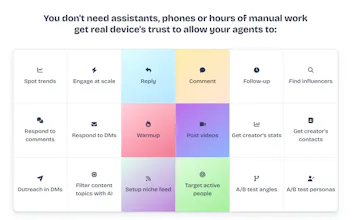 VibeSocial - agent's social media pages gallery image