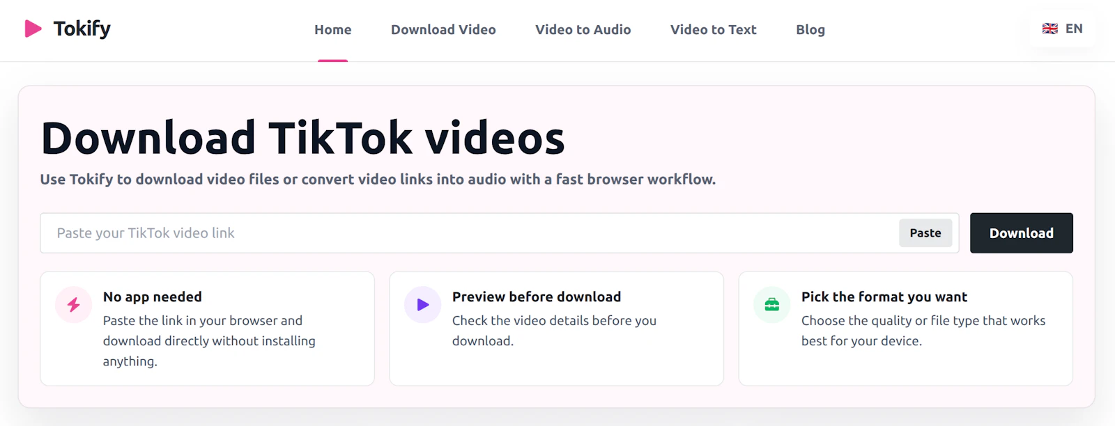 TikTok Downloader screenshot 1