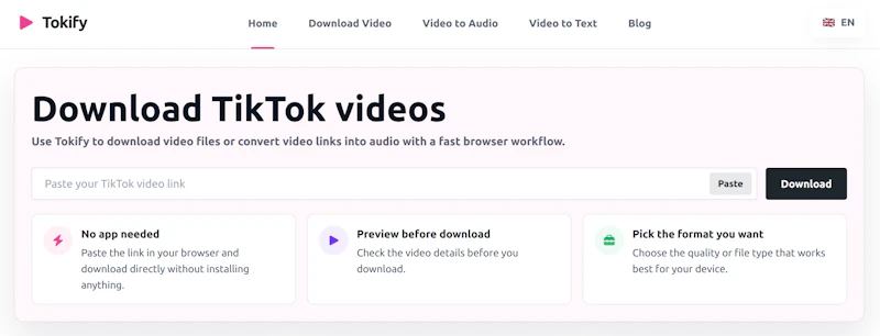 TikTok Downloader screenshot 1