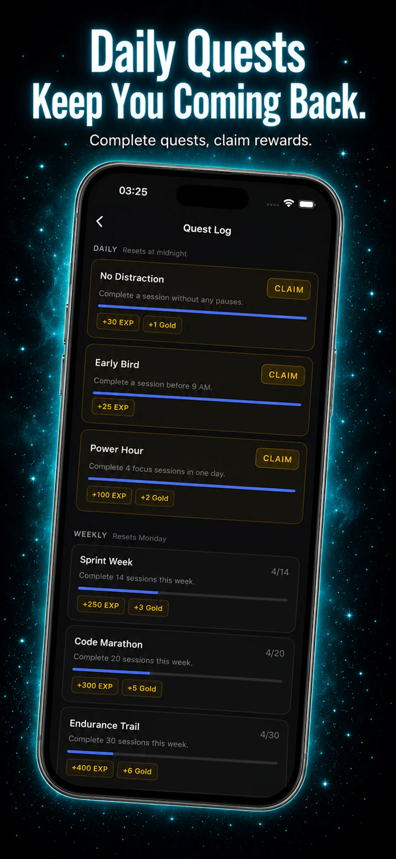 Pomodoro RPG – Focus Timer screenshot 5
