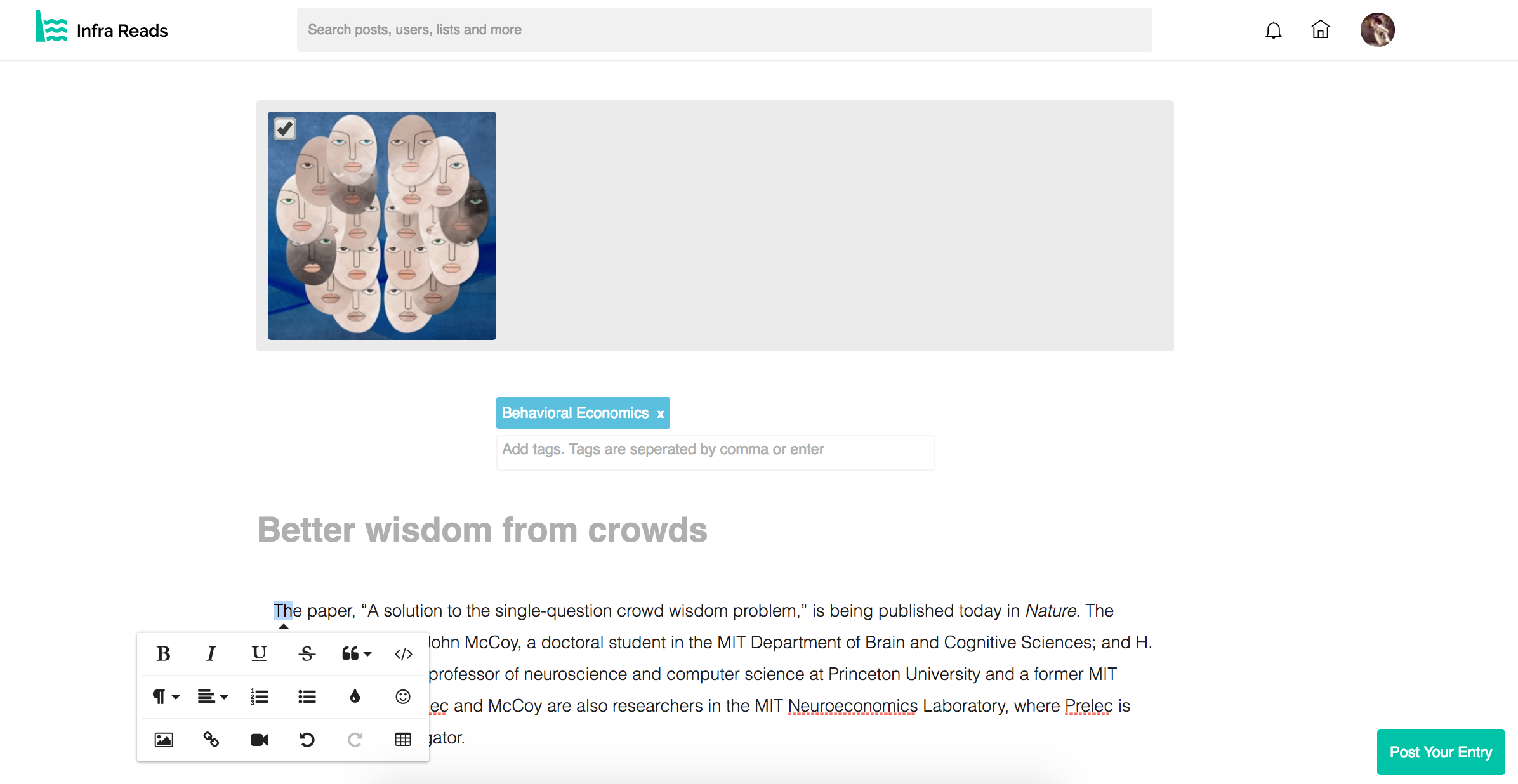Infra Reads gallery image