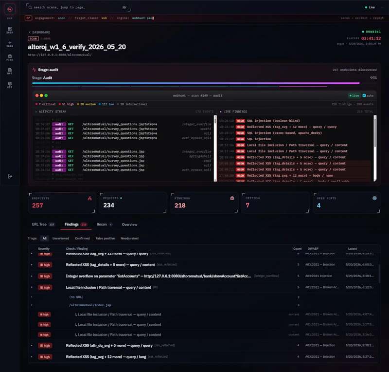 WEBHUNT Pro screenshot 3