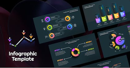 Modern NeoGlass Timeline UI gallery image