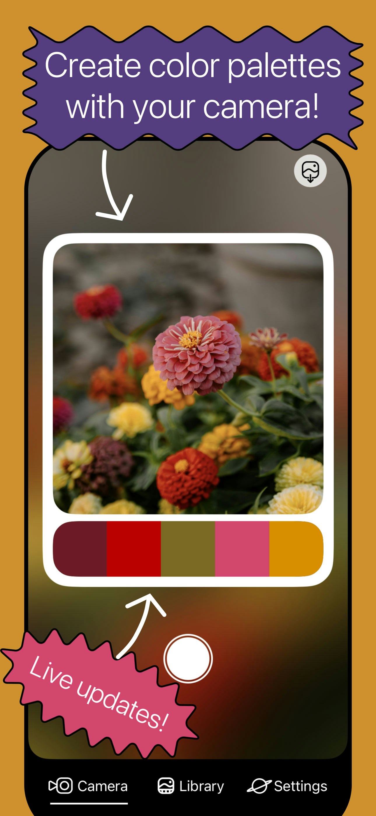 startuptile SwatchMe-Create color palettes using your camera