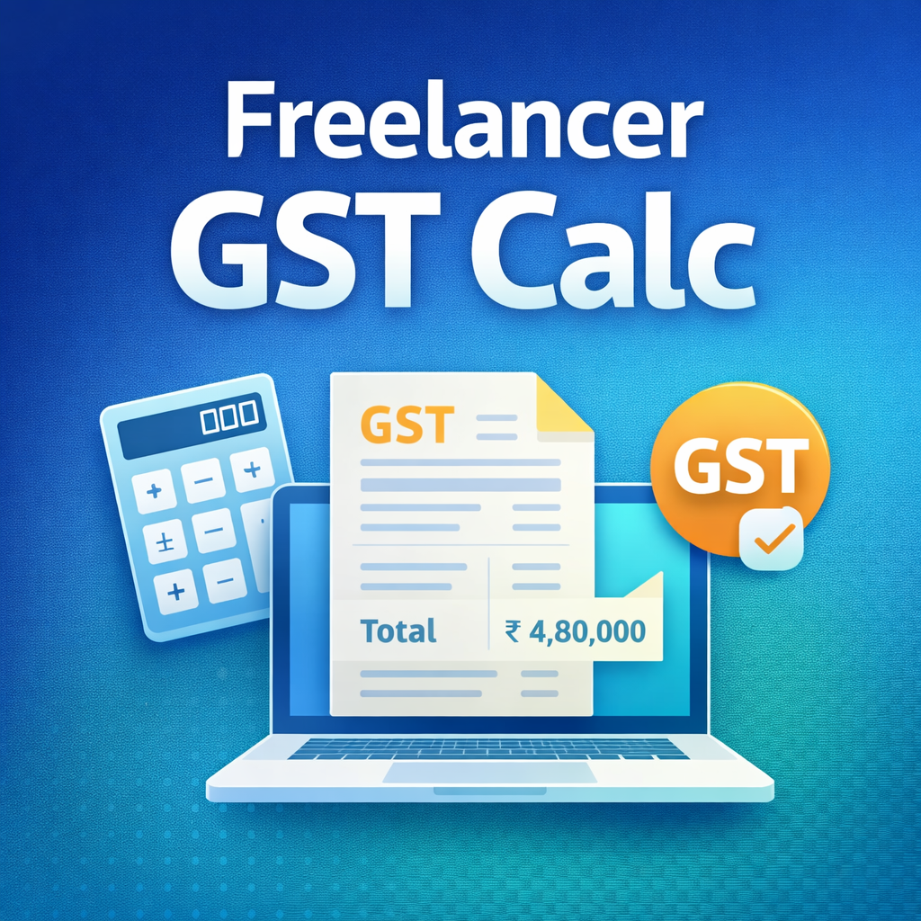 Freelancer GST Calculator (India) - Product Hunt launch logo and brand identity