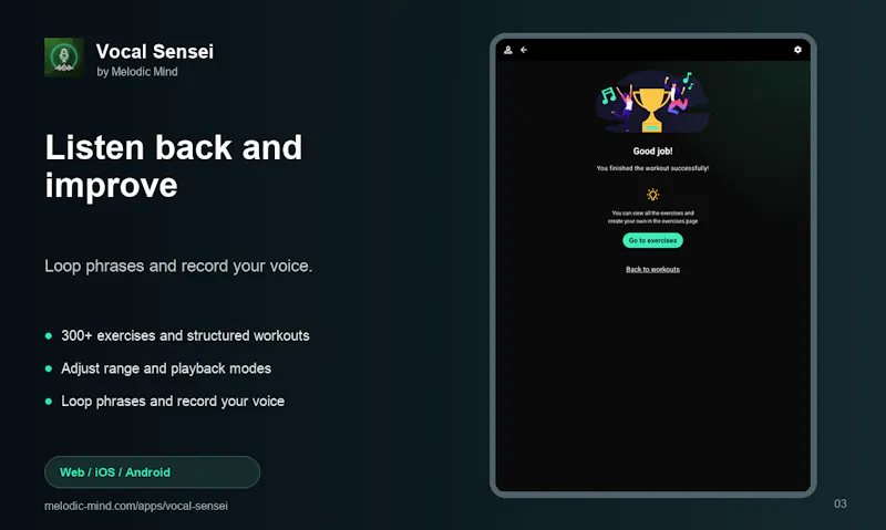 Vocal Sensei screenshot 3
