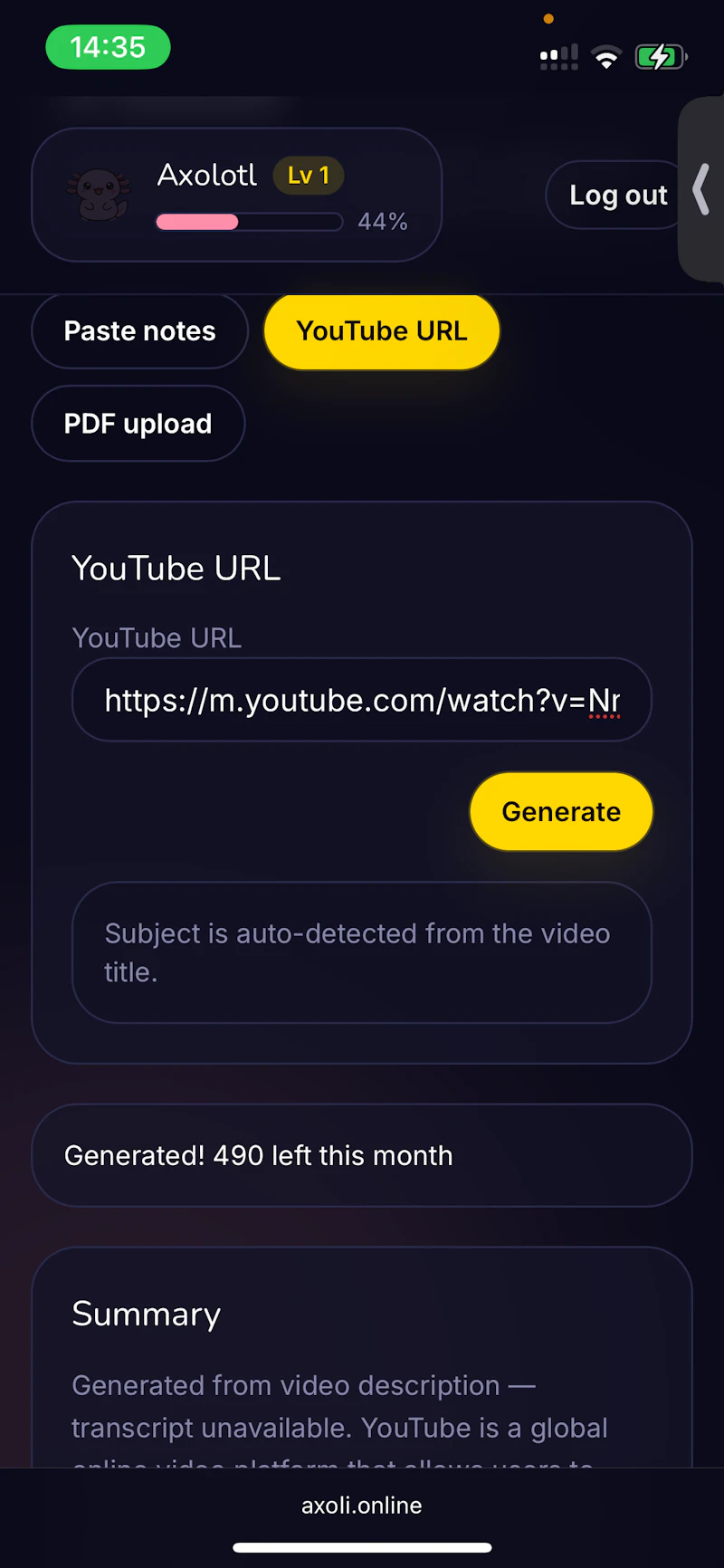 Axoli screenshot 13