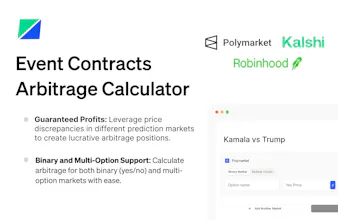 Event Contract Arbitrage Calculator gallery image