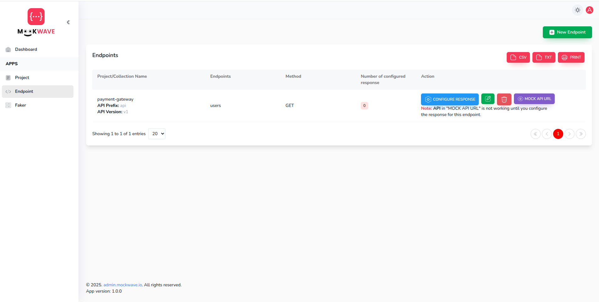 Mockwave - เครื่องมือเยาะเย้ย API ฟรี - แม็กค์เวฟ media 6