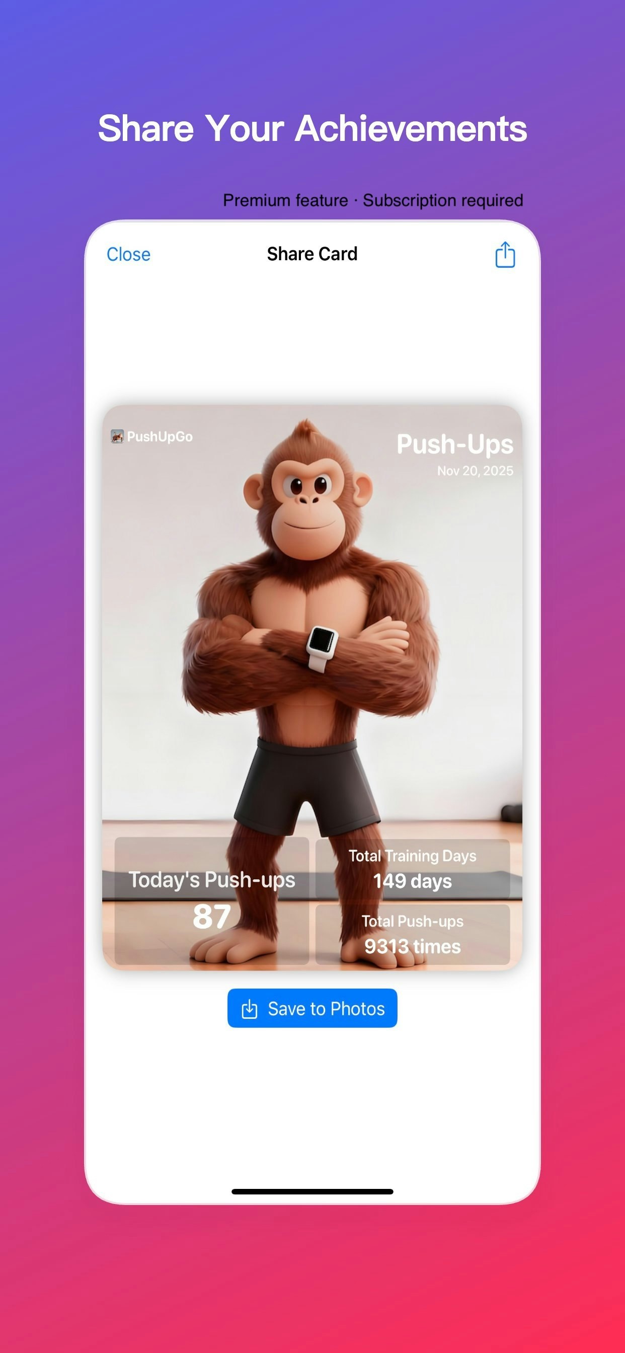 PushUpGo – Lightweight Push-up Tracker gallery image