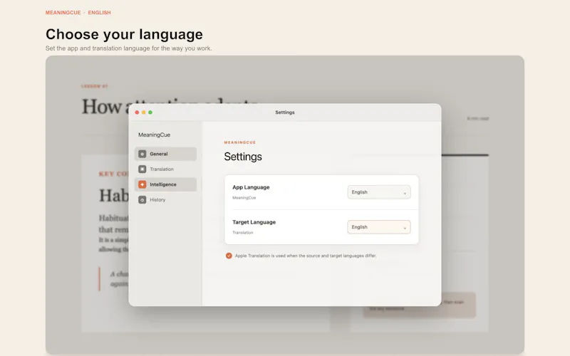 MeaningCue screenshot 1