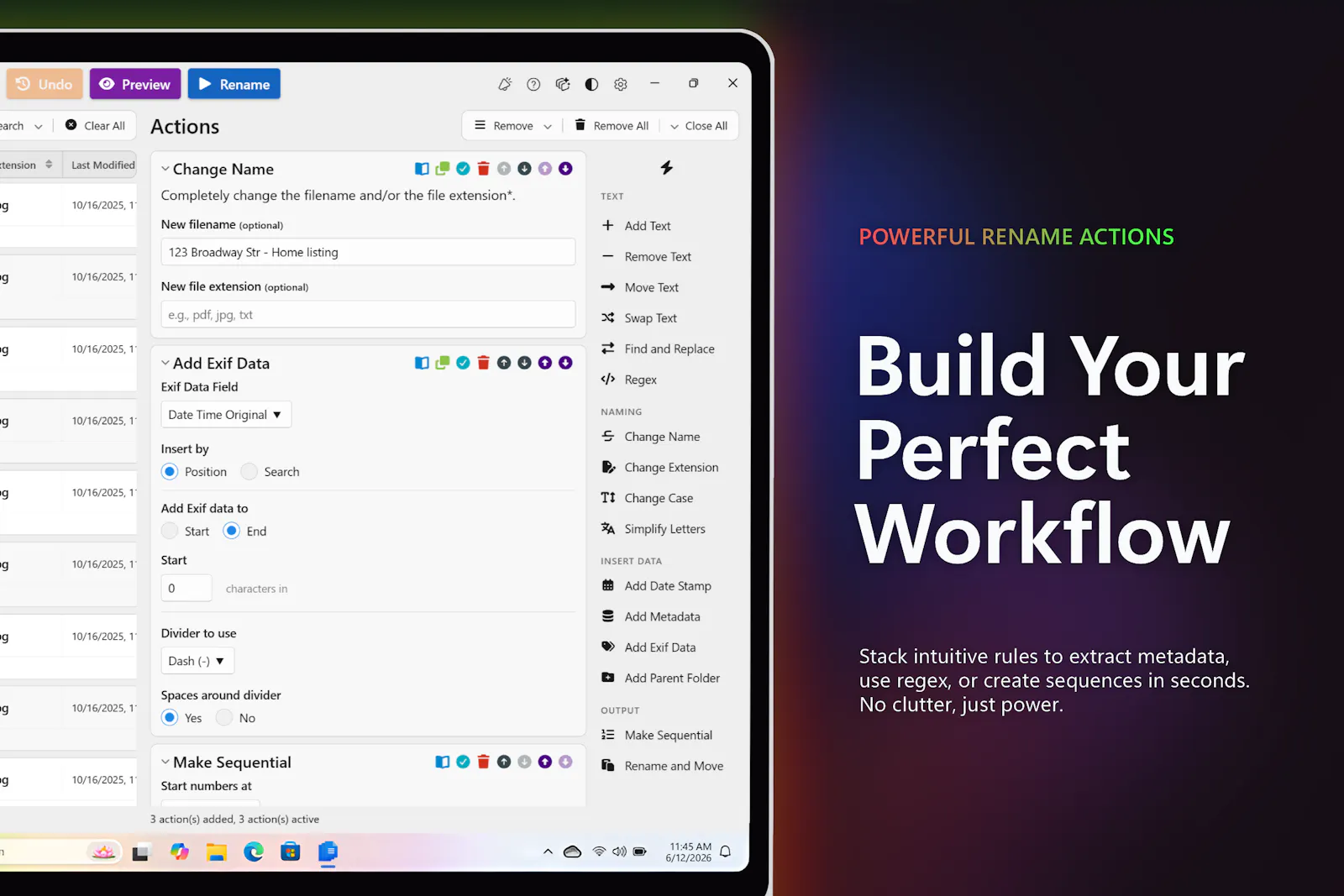 File Renamer X screenshot 4