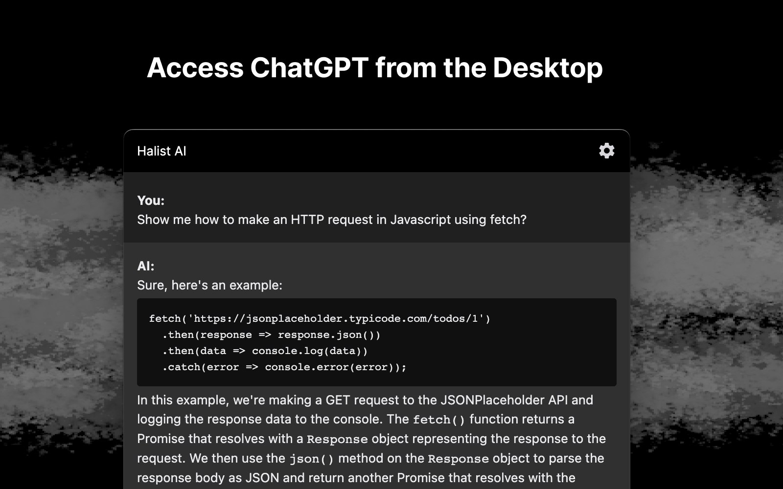 Halista macos ai - Chatgpt per il desktop media 1