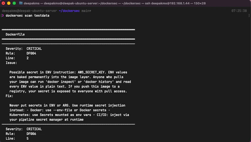 dockersec screenshot 3