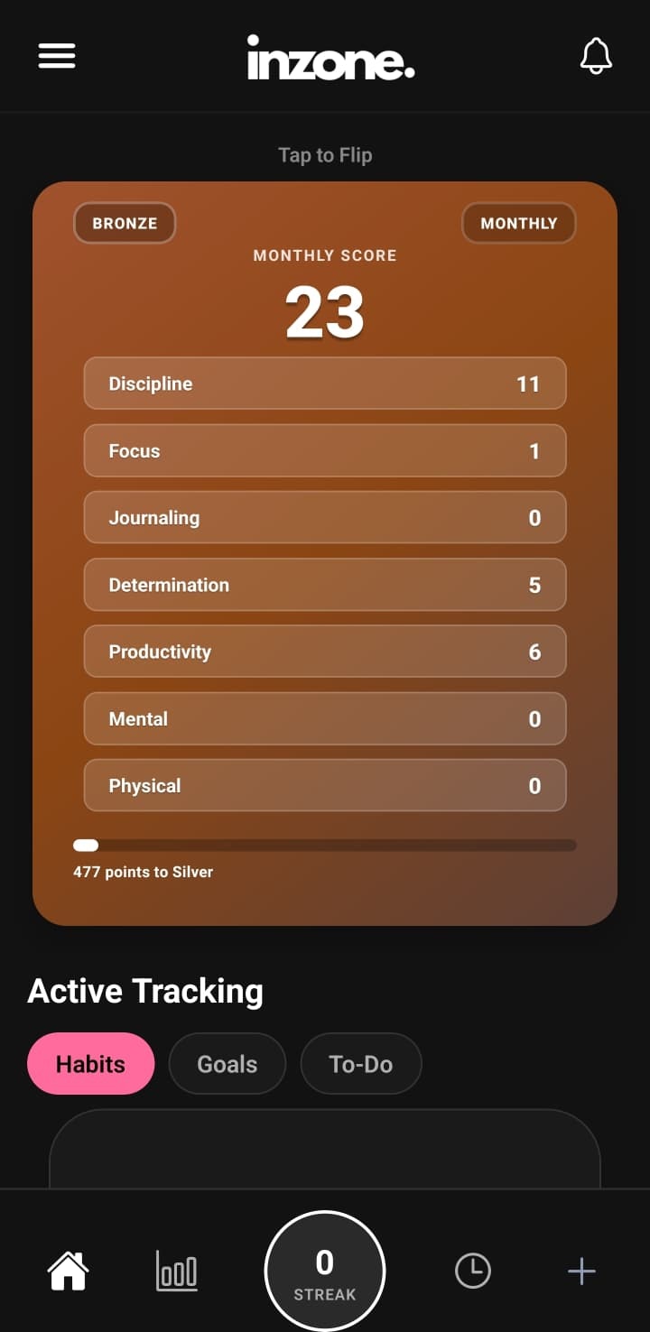 inzone - Main product screenshot demonstrating key features and user interface