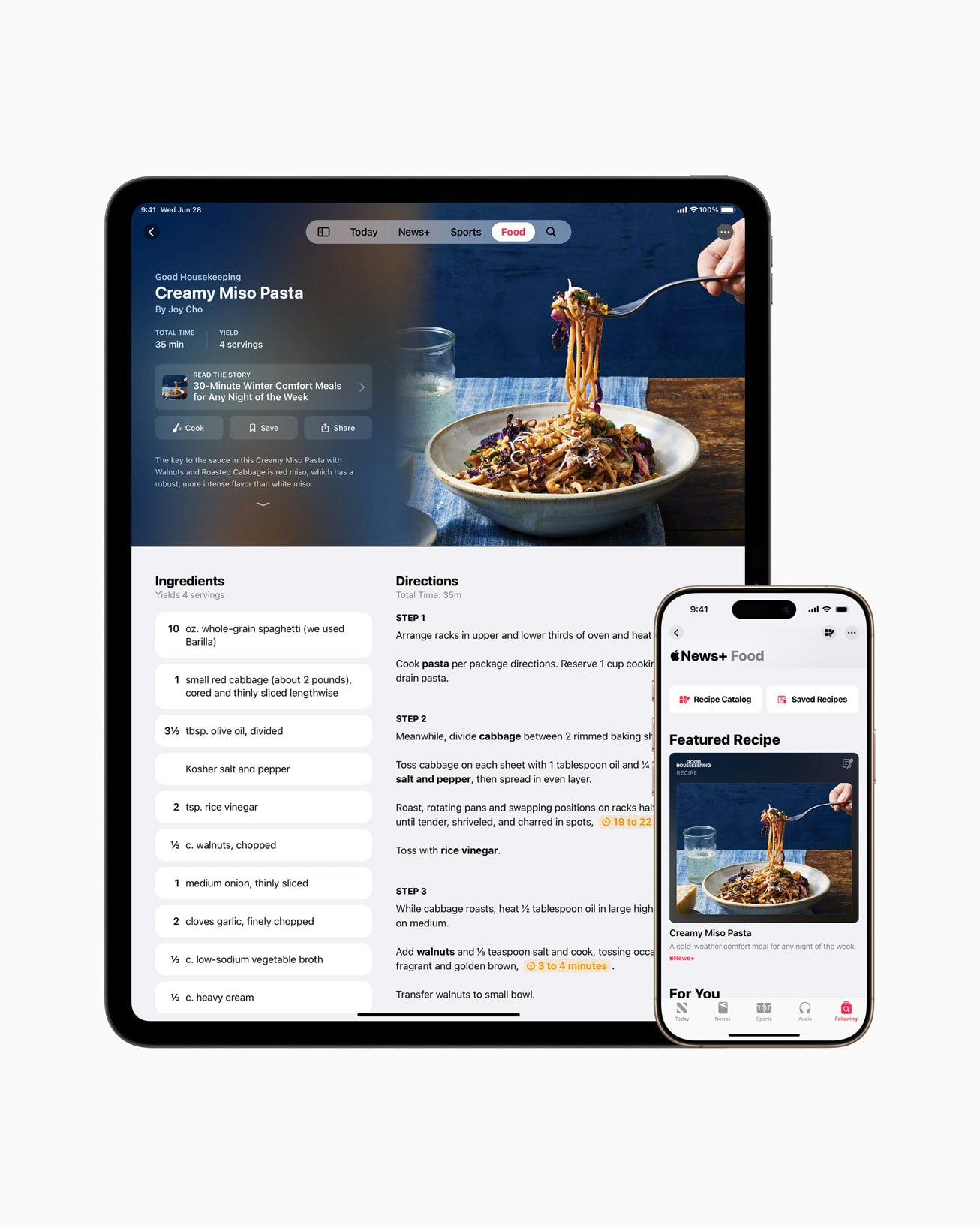 Comida de Noticias de Apple media 1
