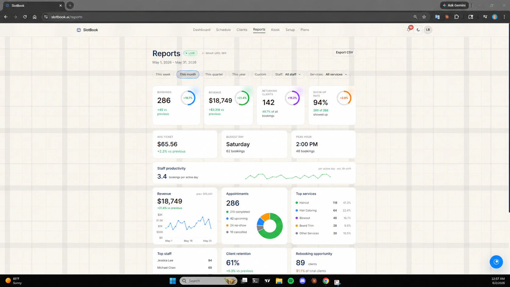 SlotBook screenshot 5