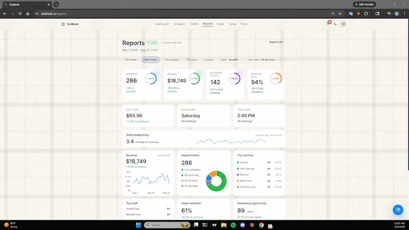 SlotBook screenshot 6