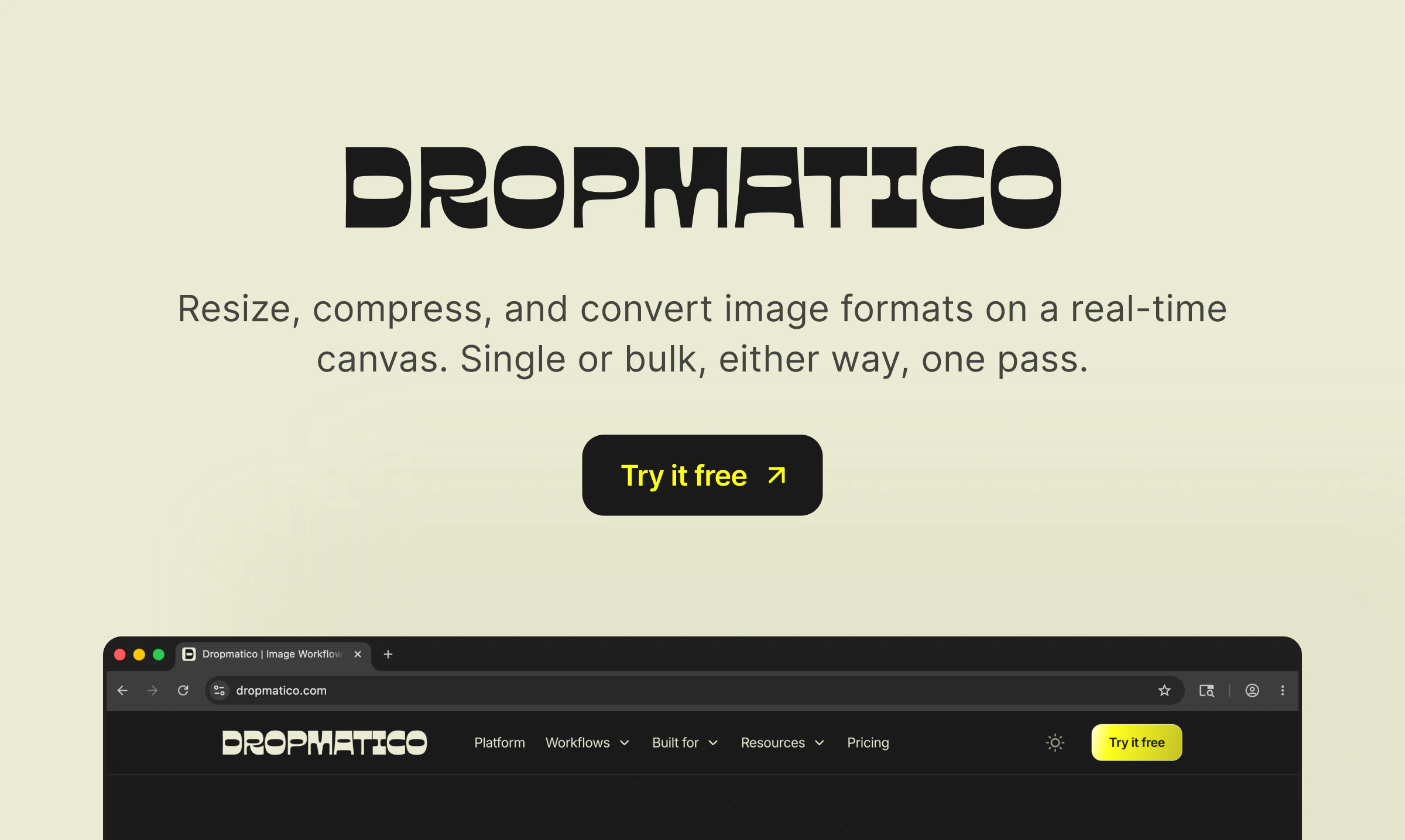 startuptile Dropmatico-Drop. Pick. Done.