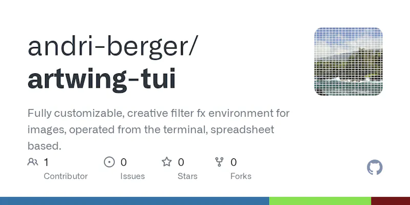 Artwing-TUI screenshot 1