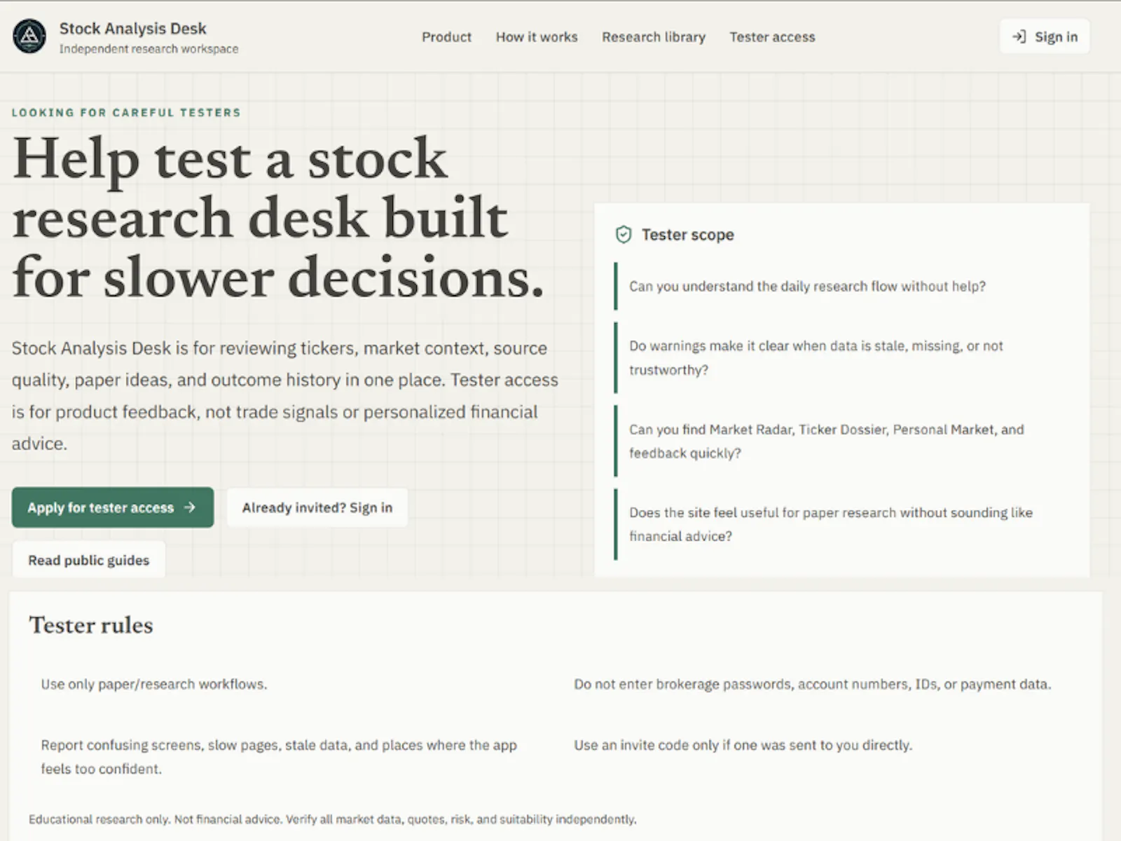 Stock Analysis Desk screenshot 2
