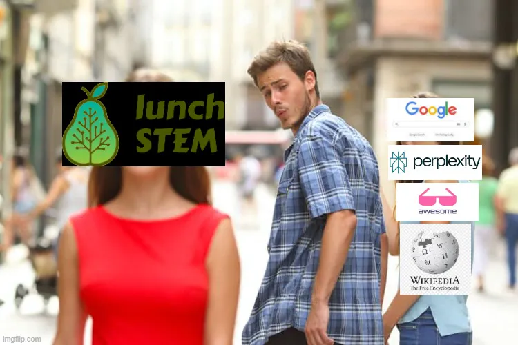 lunchSTEM: the best place to learn Science, Engineering, Tech and Math for free.
