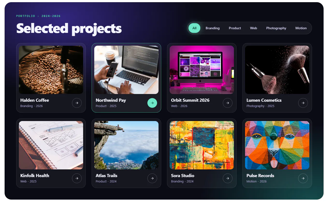 Portfolio Block gallery image