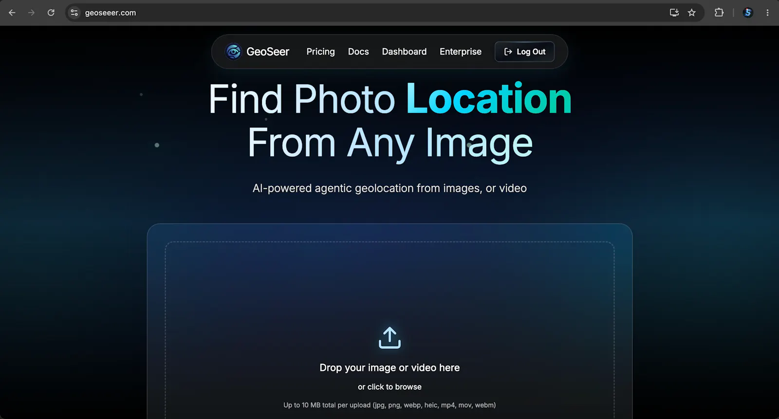 GeoSeer screenshot 2