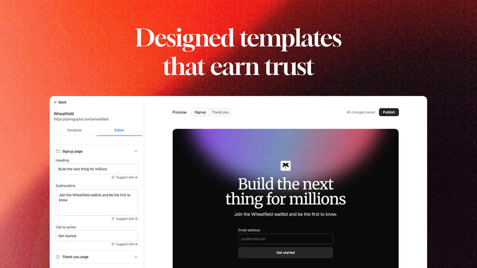 Springuplist screenshot 2