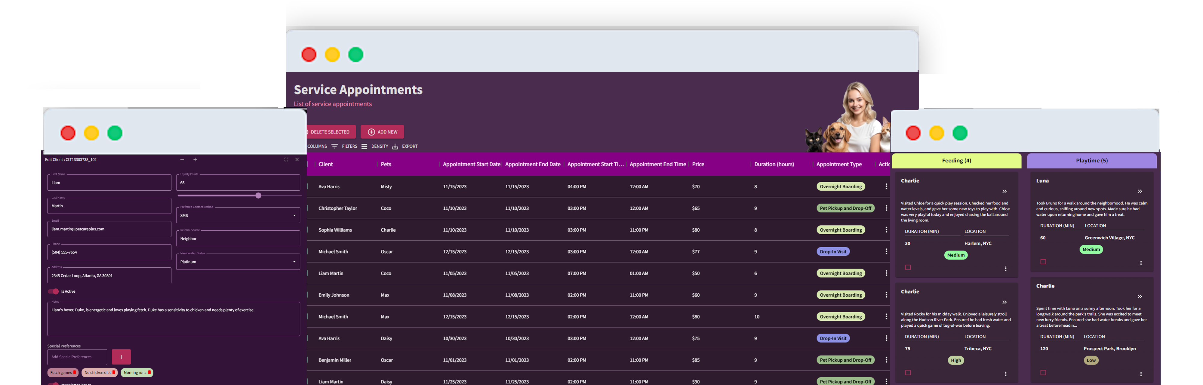 Pawsyly® - Main product screenshot demonstrating key features and user interface