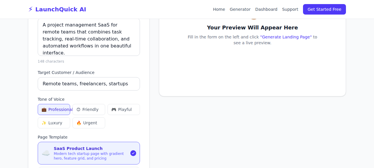 Launchquick.ai gallery image