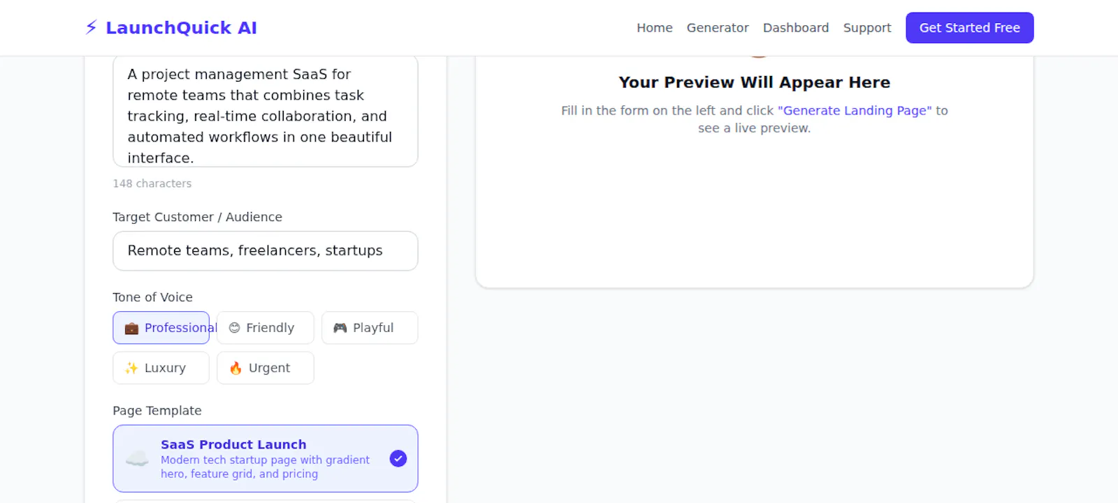 Launchquick.ai screenshot 3