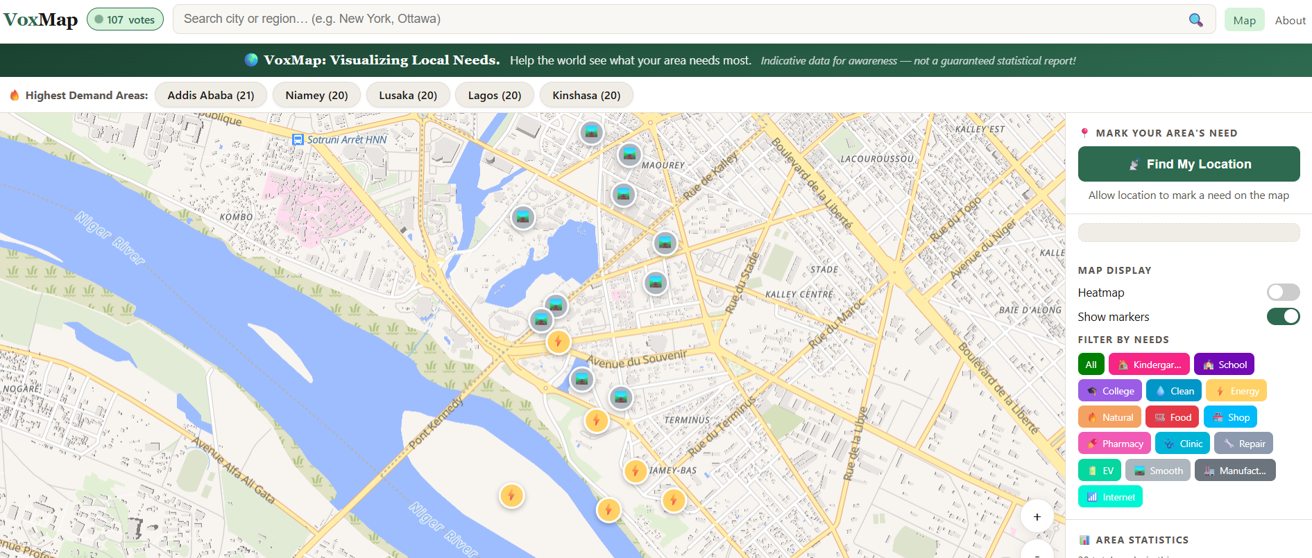 VoxMap — Community Needs Map gallery image