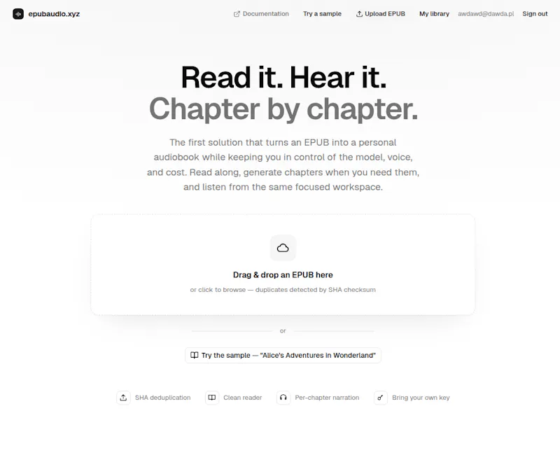 EPUBAudio screenshot 1