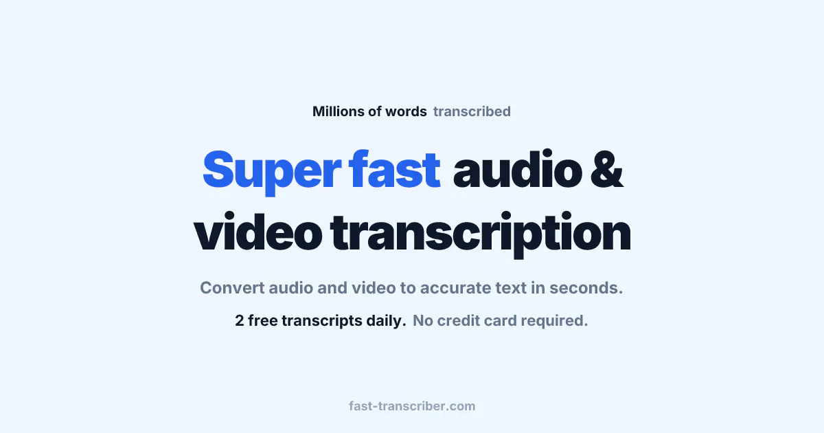 Fast Transcriber gallery image