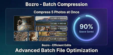 Bozro: AI Image Compressor & BG Remover gallery image