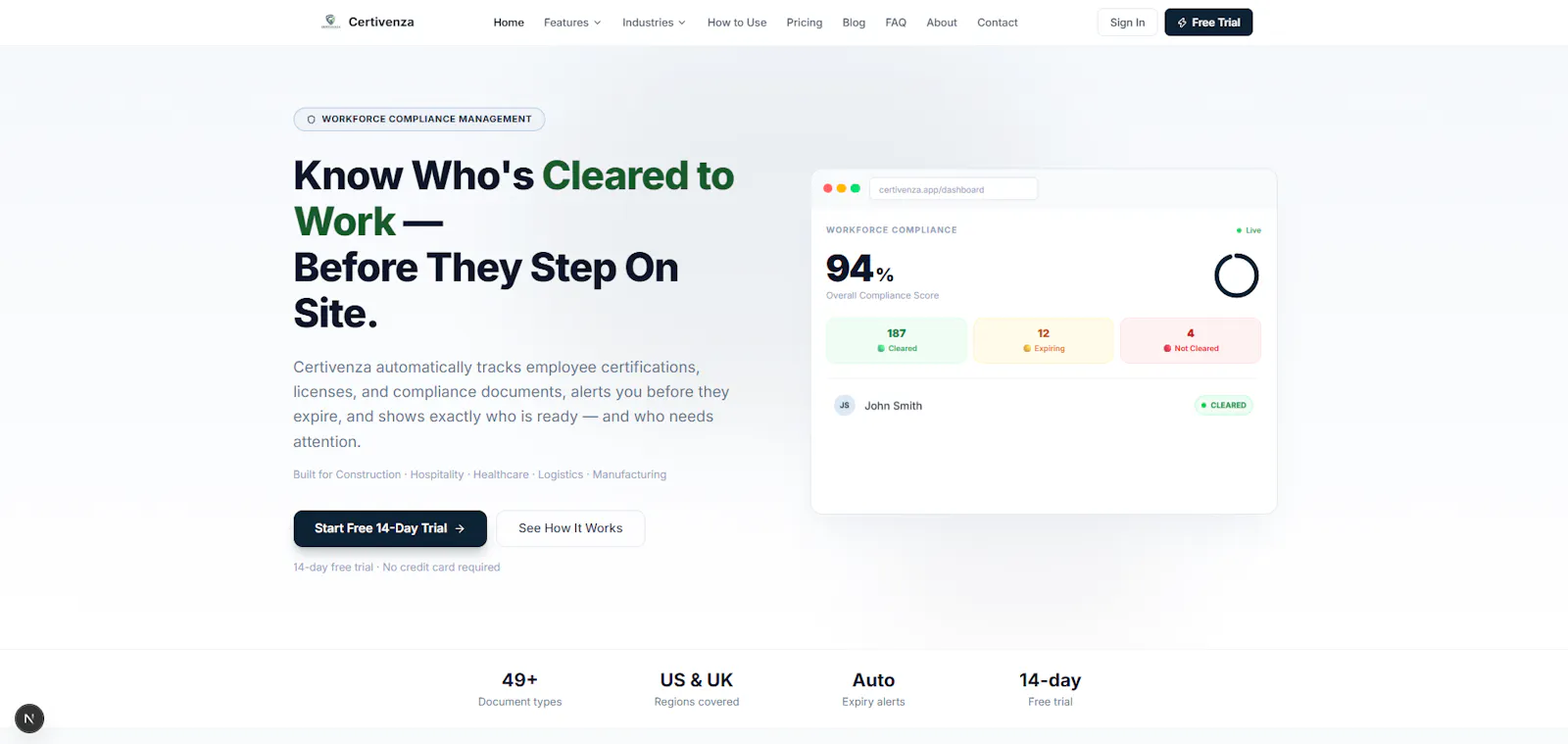 Certivenza screenshot 2