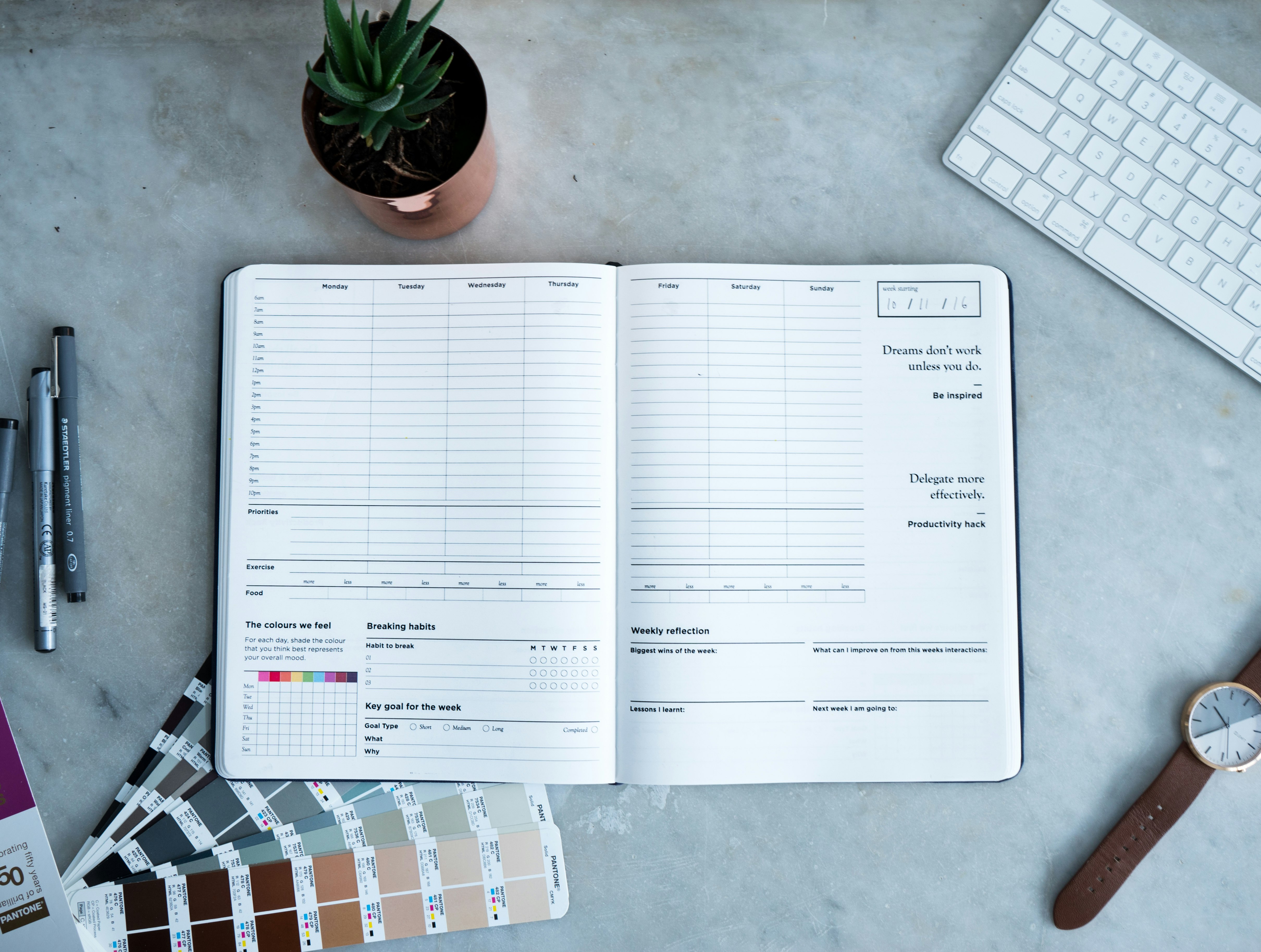 Hustle Stone Paper Planner gallery image