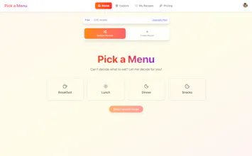 Pick a Menu gallery image