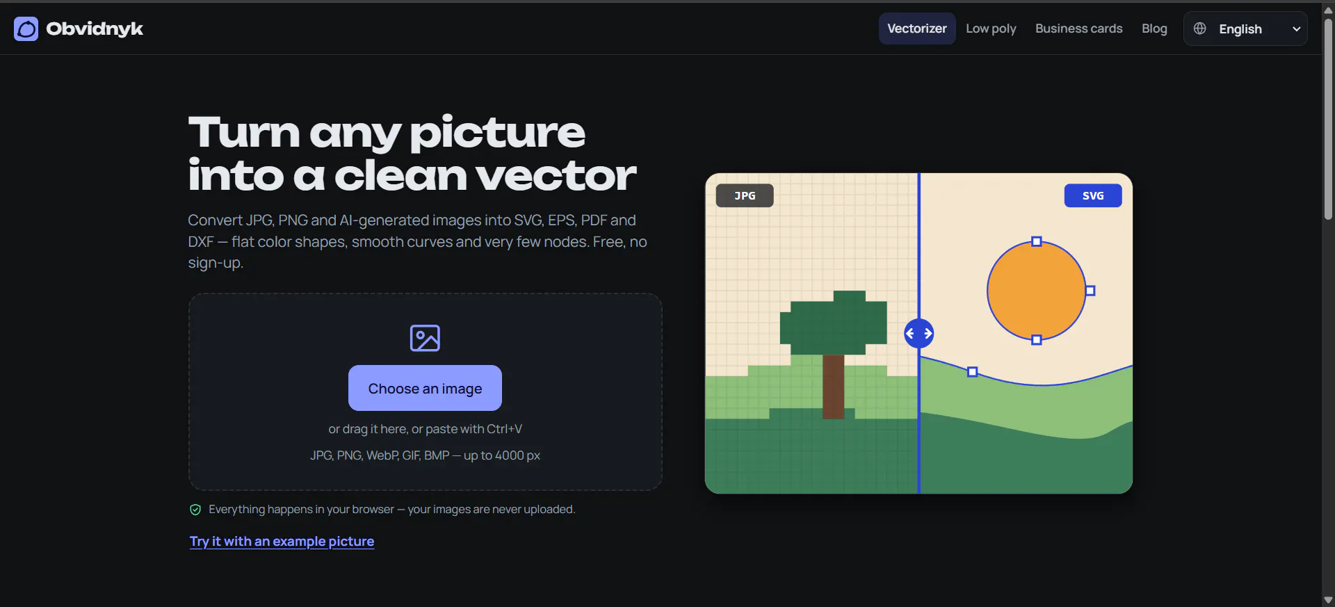 Obvidnyk — free image to vector gallery image