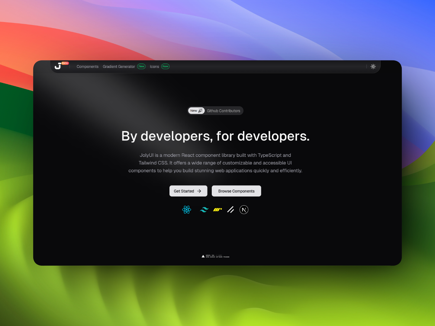Joly UI gallery image