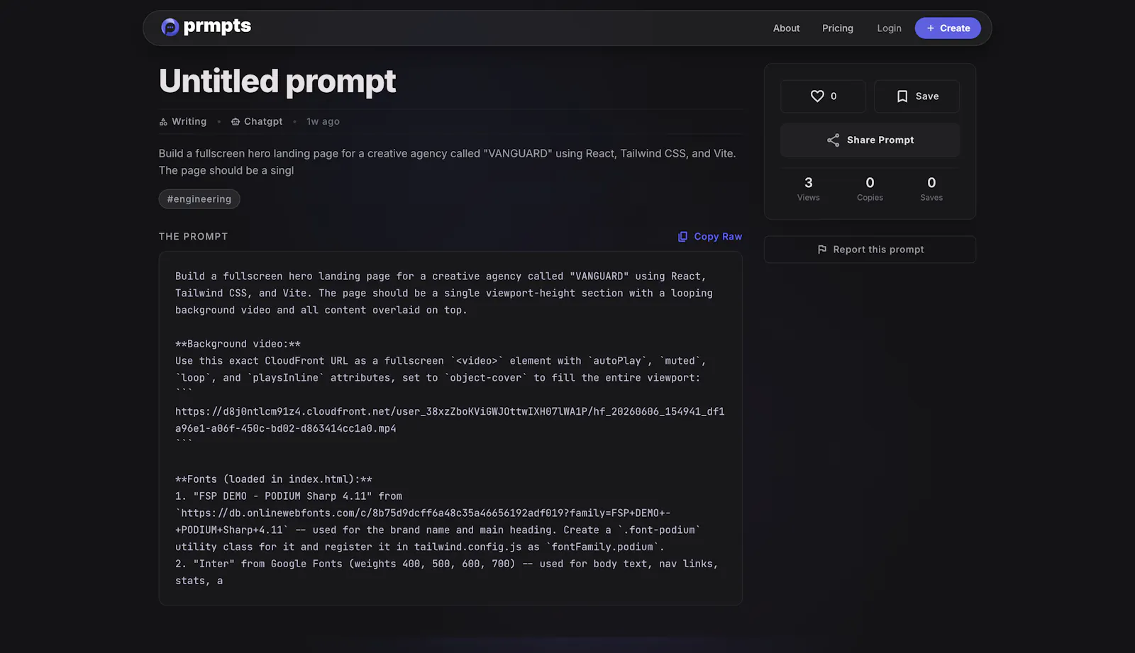 prmpts screenshot 4